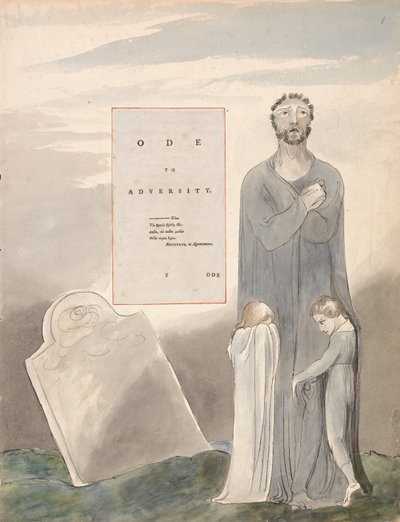 Die Gedichte von Thomas Gray, Design 35, Ode an die Widrigkeit von William Blake